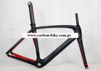 2013 newest model Full Carbon Fiber Road Bike Frame -Matte Black/red Paint FM099,size 49cm,52cm,54cm,56cm, fit for di2 groupset 